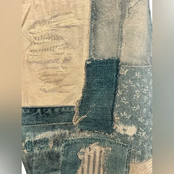 NWT We the Free Illusions Patchwork Jeans - Picture 9 of 9